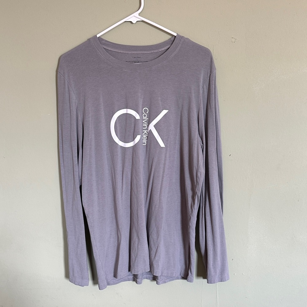 Calvin Klein Lavender Long Sleeve Tee